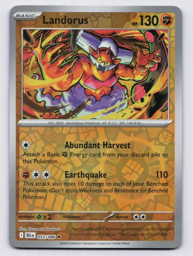 Landorus reverse holo rara - rara, sv