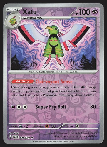 Paldean fates xatu - paldean,