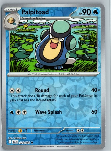 Palpitoad reverse holo common - reverse,