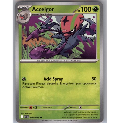 Accelgor normal uncommon - accelgor,