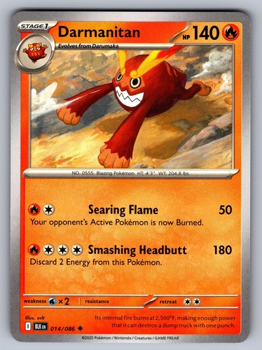 Darmanitan 014 086 - 014/086, non