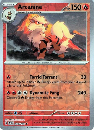 Arcanine 059 165 - 059/165,