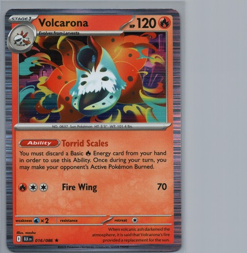 Volcarona 016 086 holo - |, 016/086