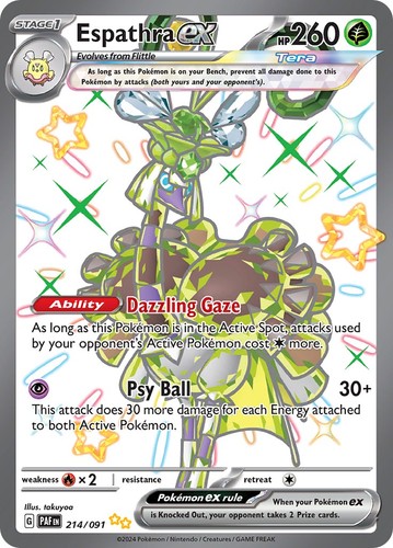 Holofoil espathra 214 091 - ex,