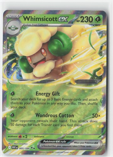 Whimsicott doppia rara sv - whimsicott, ex