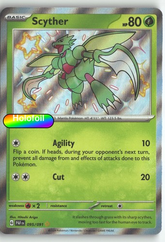Scyther holofoil paldean - holofoil, sv: