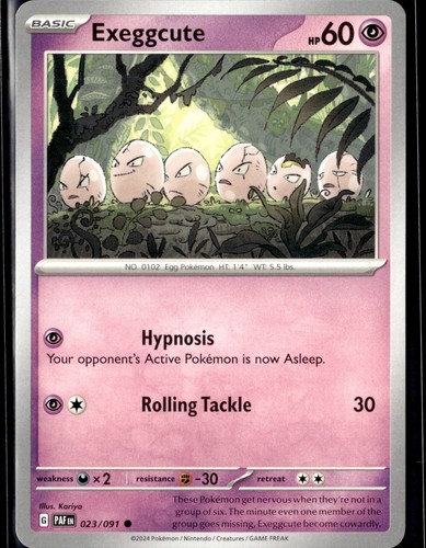 Exeggcute 023 091 common - exeggcute, sv