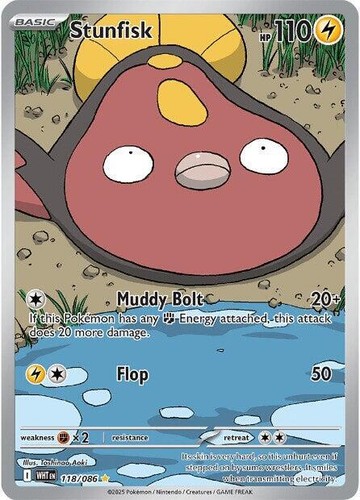 Stunfisk holo illustrazione - stunfisk,