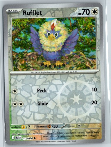 Rufflet reverse holo - rufflet, common