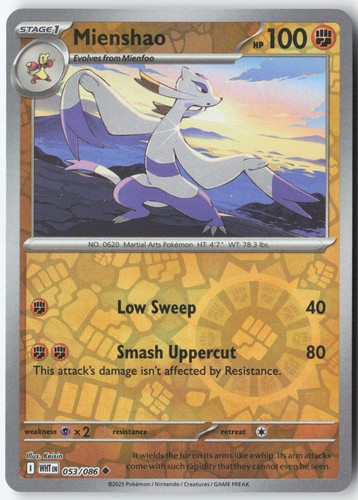 Mienshao uncommon white - uncommon, sv: