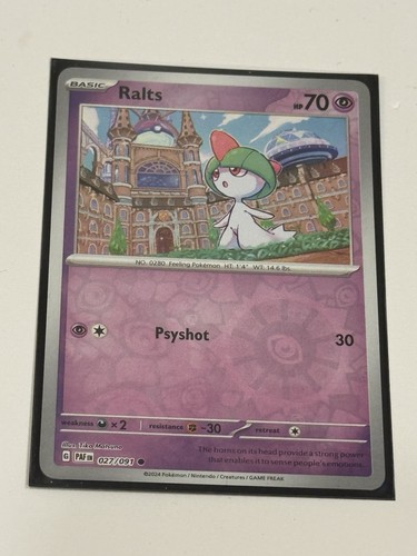 Ralts 027 091 paldean - 027/091,
