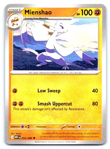 Mienshao uncommon white - mienshao,