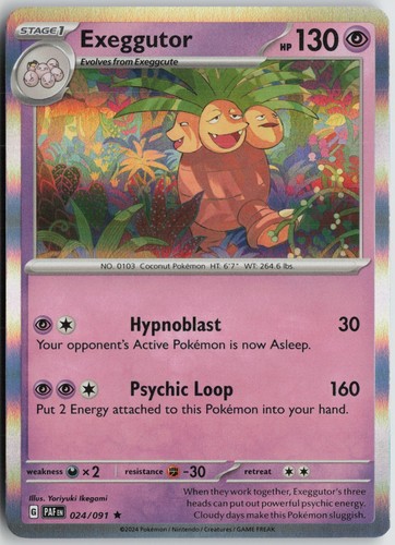 Exeggutor rare holo - rare,